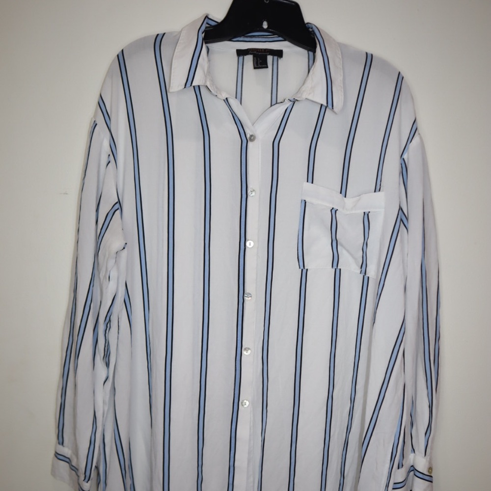❄️💧 STRIPPED BLUE TUNIC 💧❄️